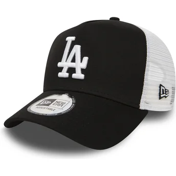 Čepice zaoblená černá snapback Clean A Frame Los Angeles Dodgers MLB New Era