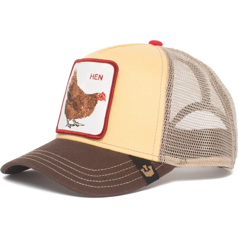 cepice-zaoblena-zluta-snapback-hen-the-farm-goorin-bros