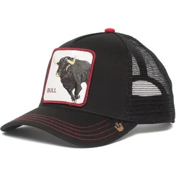 cepice-zaoblena-cerna-snapback-bull-honky-the-farm-goorin-bros