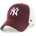cepice-zaoblena-cervena-snapback-new-york-yankees-mlb-47-brand