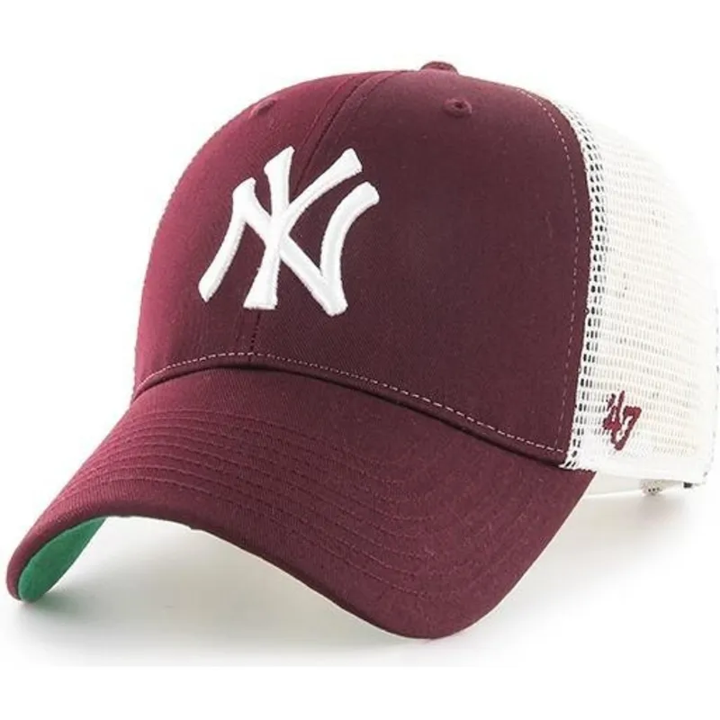cepice-zaoblena-cervena-snapback-new-york-yankees-mlb-47-brand