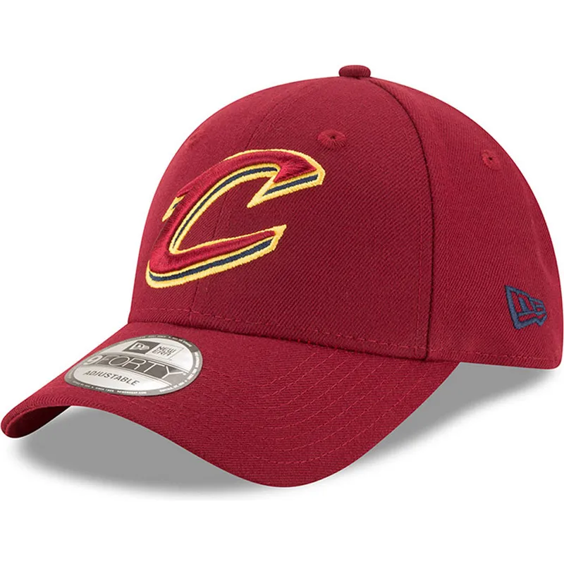 cepice-zaoblena-cervena-nastavitelny-9forty-the-league-cleveland-cavaliers-nba-new-era