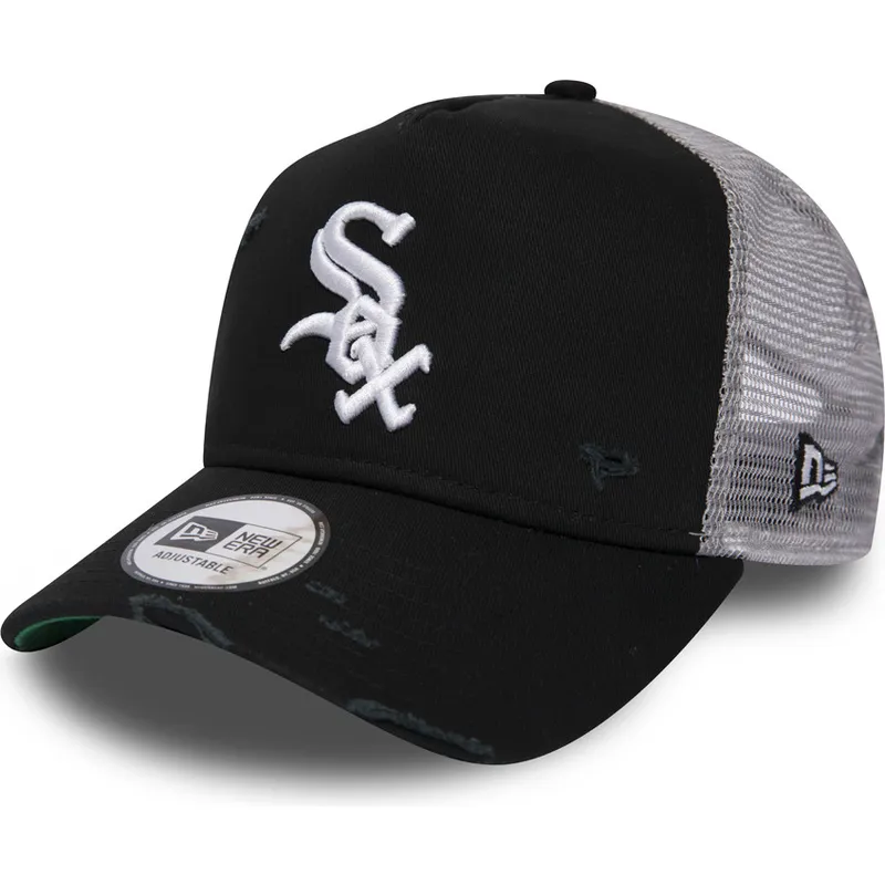cepice-zaoblena-cerna-snapback-distressed-a-frame-chicago-white-sox-mlb-new-era cepice-zaoblena-cerna-snapback-distressed-a-frame-chicago-white-sox-mlb-new-era