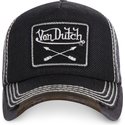 von-dutch-curved-brim-arrow01-adjustable-cap-schwarz