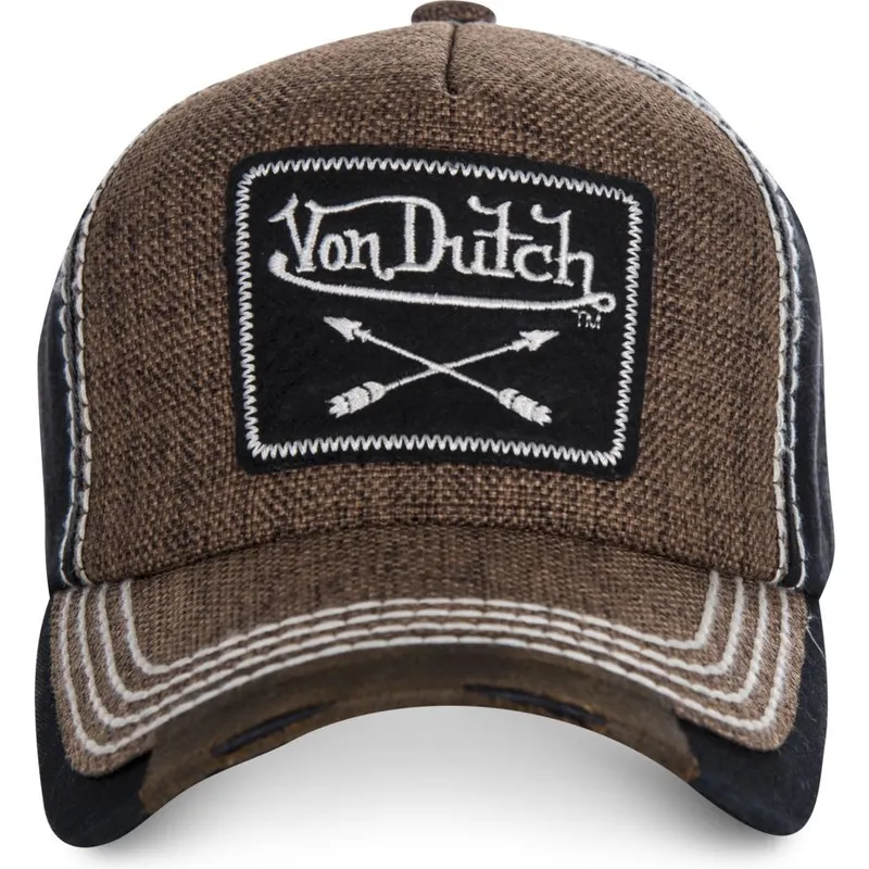 cepice-zaoblena-hneda-nastavitelny-arrow02-von-dutch