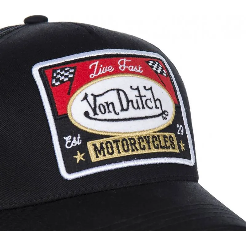 schwarze-verstellbare-curved-cap-blacky1-von-von-dutch