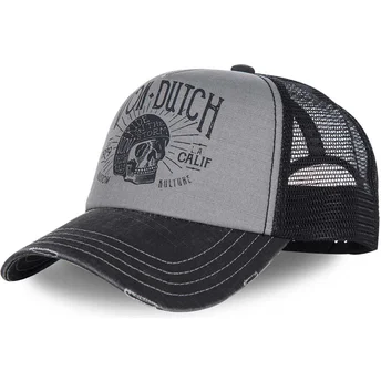 Čepice zaoblená šedá nastavitelný CREW1 Von Dutch