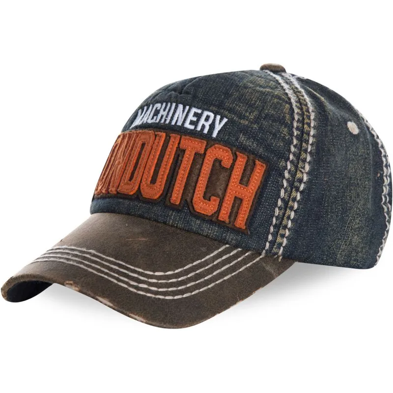 cepice-zaoblena-modra-nastavitelny-efecto-vaquero-donald01-von-dutch