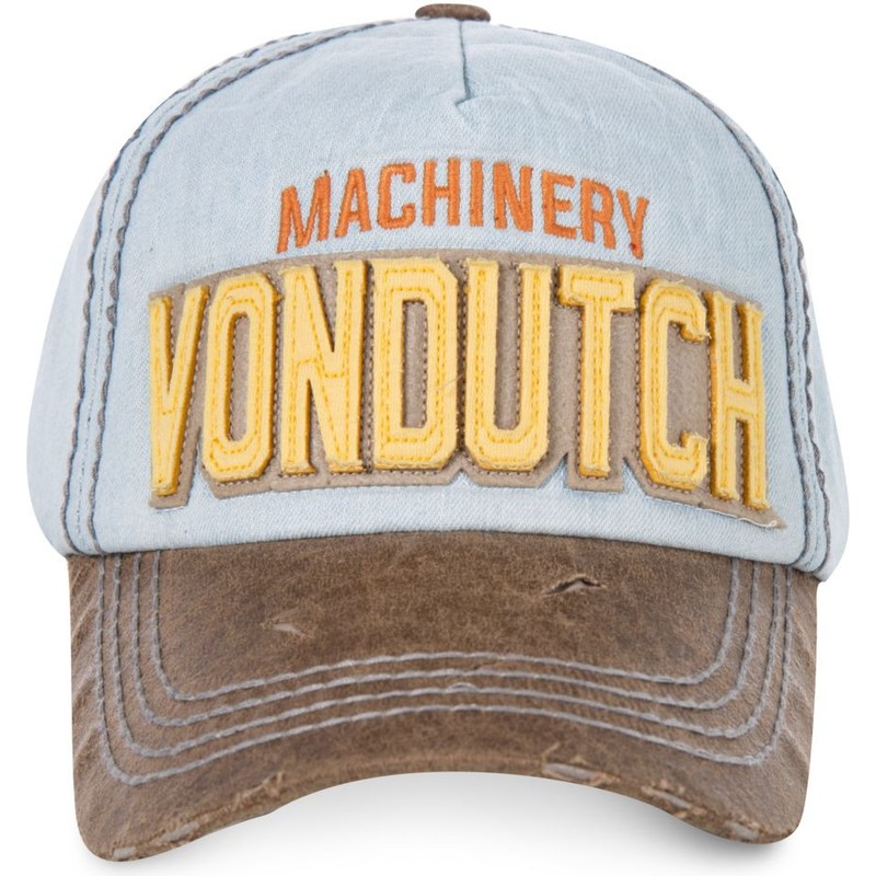 von-dutch-curved-brim-donald04-adjustable-cap-hellblau
