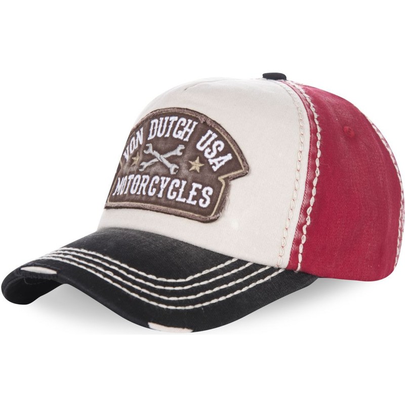 von-dutch-curved-brim-dylan01-adjustable-cap-weiss