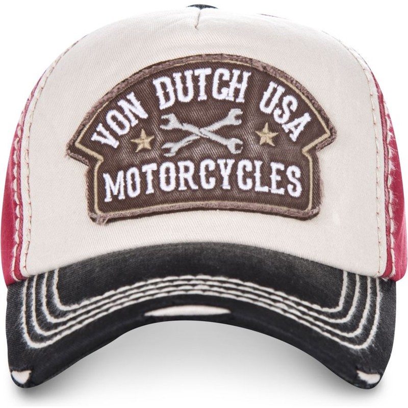 von-dutch-curved-brim-dylan01-adjustable-cap-weiss