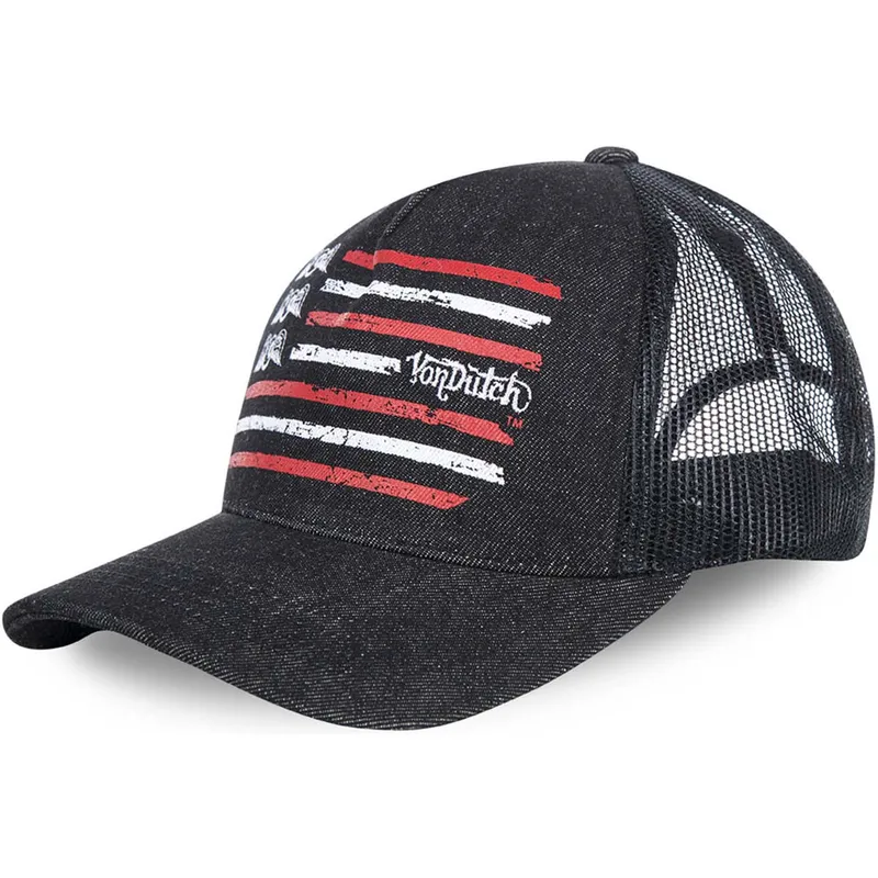 cepice-zaoblena-cerna-snapback-flag-von-dutch