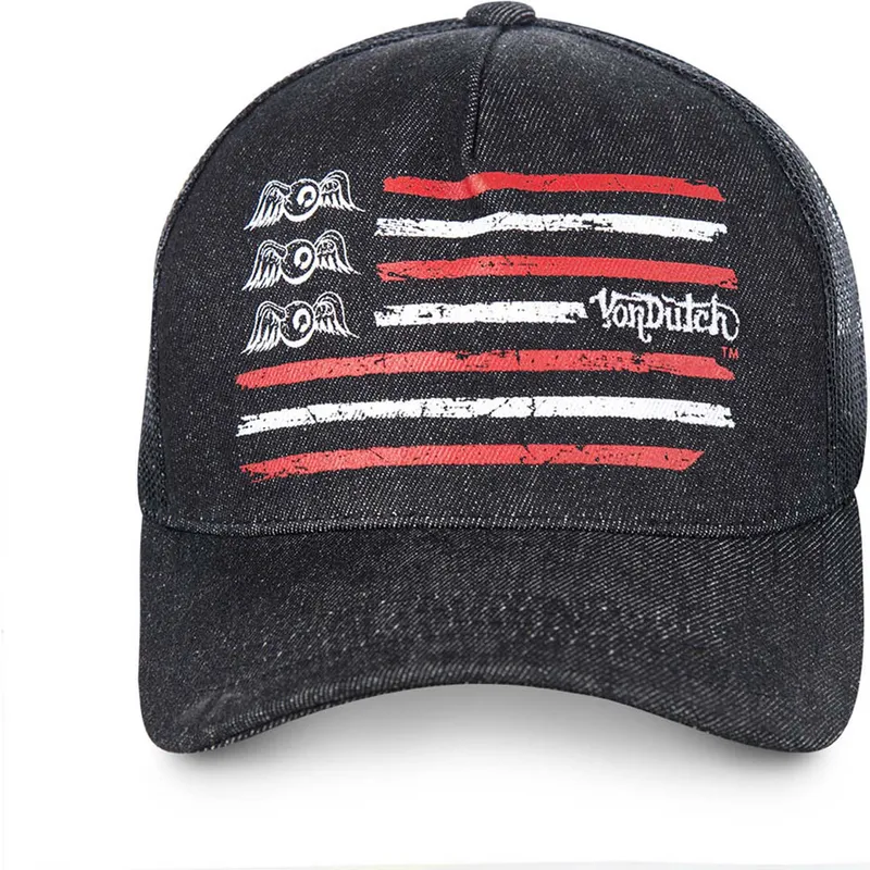 cepice-zaoblena-cerna-snapback-flag-von-dutch