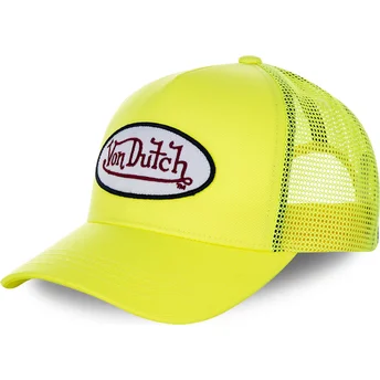Čepice zaoblená žlutá snapback FRESH05 Von Dutch