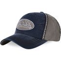 von-dutch-curved-brim-ilan01-adjustable-cap-marineblau-und-grau