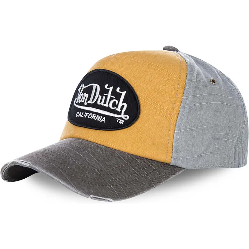 cap-zaoblena-yellow-adjustable-strap-von-dutch