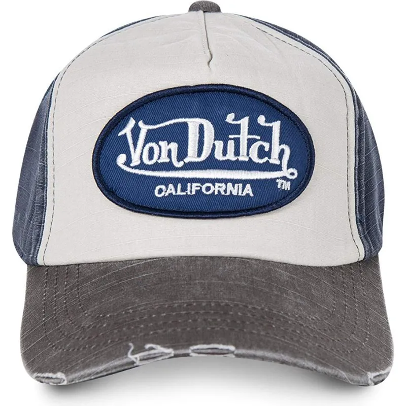 weisse-blaue-und-graue-verstellbare-curved-cap-jackmwb-von-von-dutch