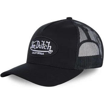 Cap zaoblená black snapback Von Dutch