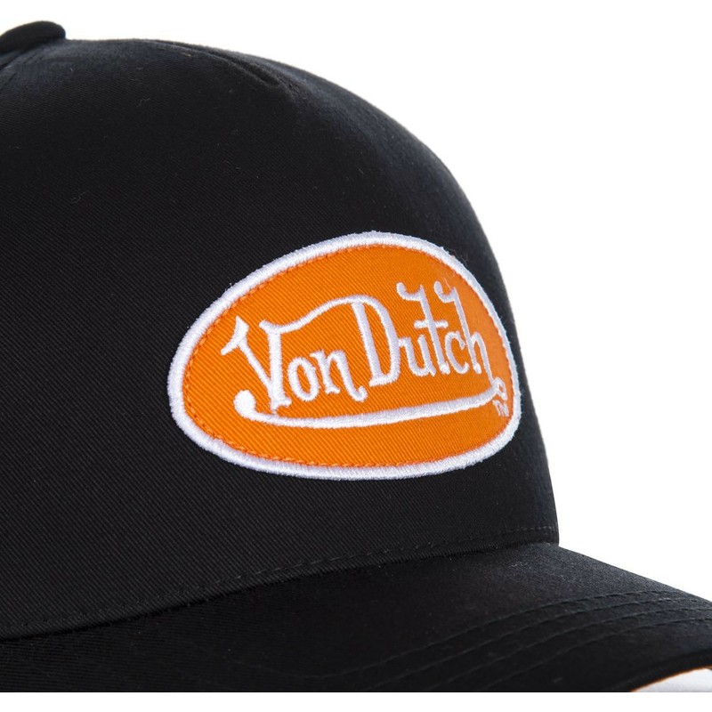 von-dutch-curved-brim-manor-adjustable-cap-schwarz