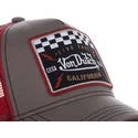 von-dutch-square17-braune-und-rote-trucker-kappe