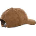 von-dutch-curved-brim-suede5-adjustable-cap-braun