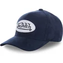 cepice-zaoblena-namornicka-modra-nastavitelny-suede8-von-dutch