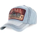 cepice-zaoblena-modra-nastavitelny-efecto-vaquero-terry02-von-dutch