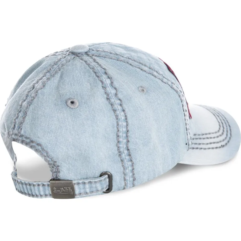 cepice-zaoblena-modra-nastavitelny-efecto-vaquero-terry02-von-dutch