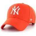 cepice-zaoblena-oranzova-nastavitelny-brillante-new-york-yankees-mlb-47-brand