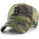 boston-red-sox-clean-up-unwashed-camouflage-cap-mit-schwarzem-logo-von-47-brand