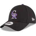 schwarze-verstellbare-gebogene-kappe-9forty-the-league-der-colorado-rockies-mlb-von-new-era