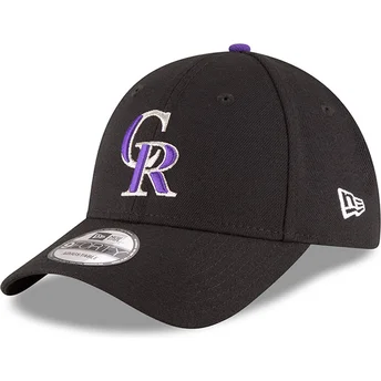 Čepice zaoblená černá nastavitelný 9FORTY The League Colorado Rockies MLB New Era