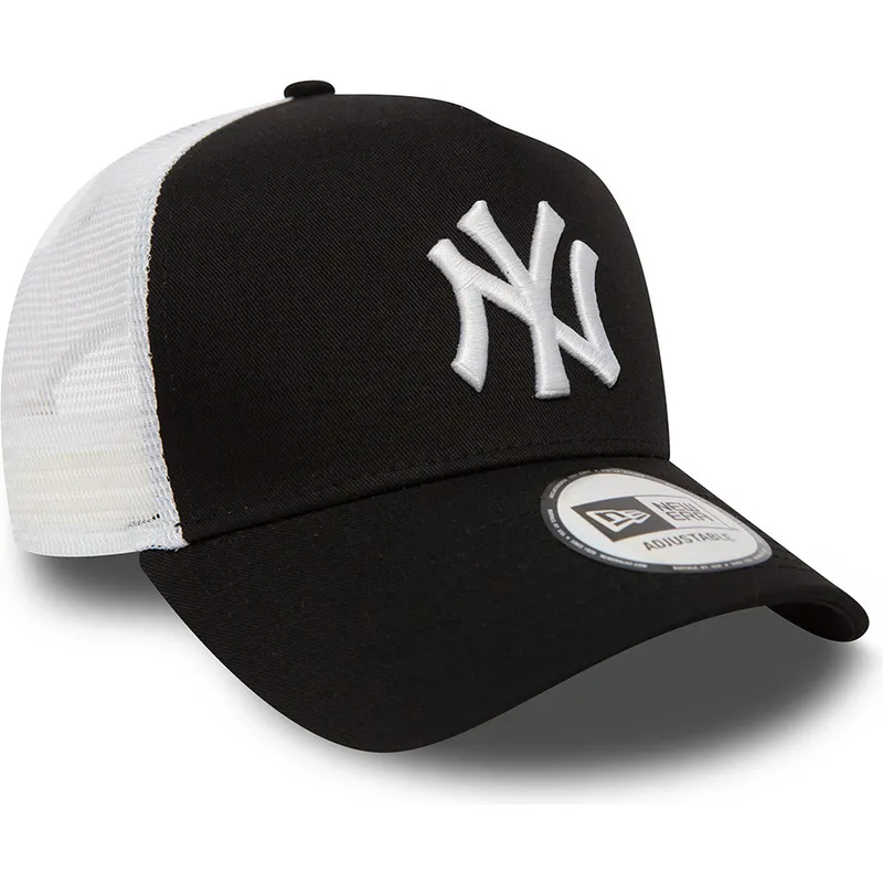 svart-trucker-keps-clean-a-frame-2-fran-new-york-yankees-mlb-av-new-era