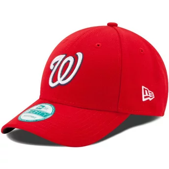 New Era Curved Brim 9FORTY The League Washington Nationals MLB Adjustable Cap rot