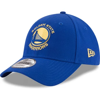 new-era-curved-brim-9forty-the-league-golden-state-warriors-nba-adjustable-cap-blau