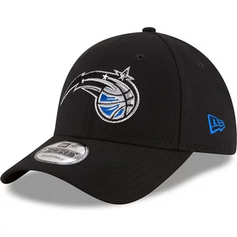 New Era Curved Brim 9FORTY The League Orlando Magic NBA Black Adjustable Cap