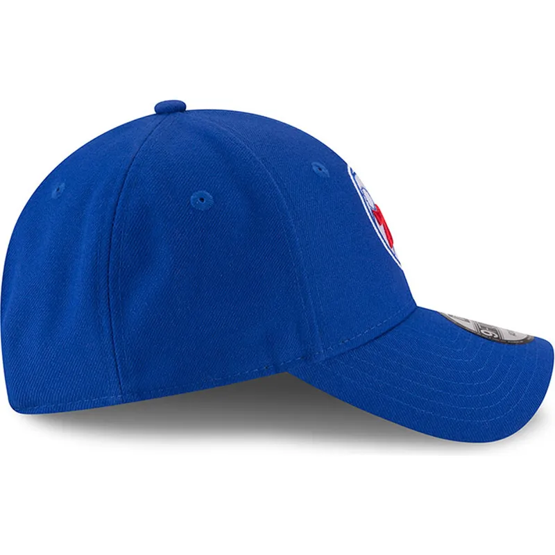 blaue-verstellbare-curved-cap-9forty-the-league-der-philadelphia-76ers-nba-von-new-era