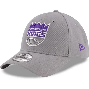 Čepice zaoblená šedá nastavitelný 9FORTY The League Sacramento Kings NBA New Era