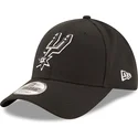 schwarze-verstellbare-curved-cap-9forty-the-league-der-san-antonio-spurs-nba-von-new-era