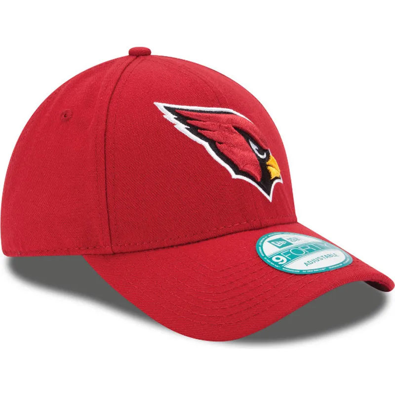 rote-verstellbare-curved-cap-9forty-the-league-der-arizona-cardinals-nfl-von-new-era