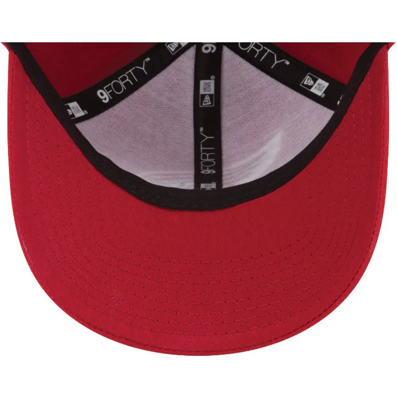 rote-verstellbare-curved-cap-9forty-the-league-der-arizona-cardinals-nfl-von-new-era
