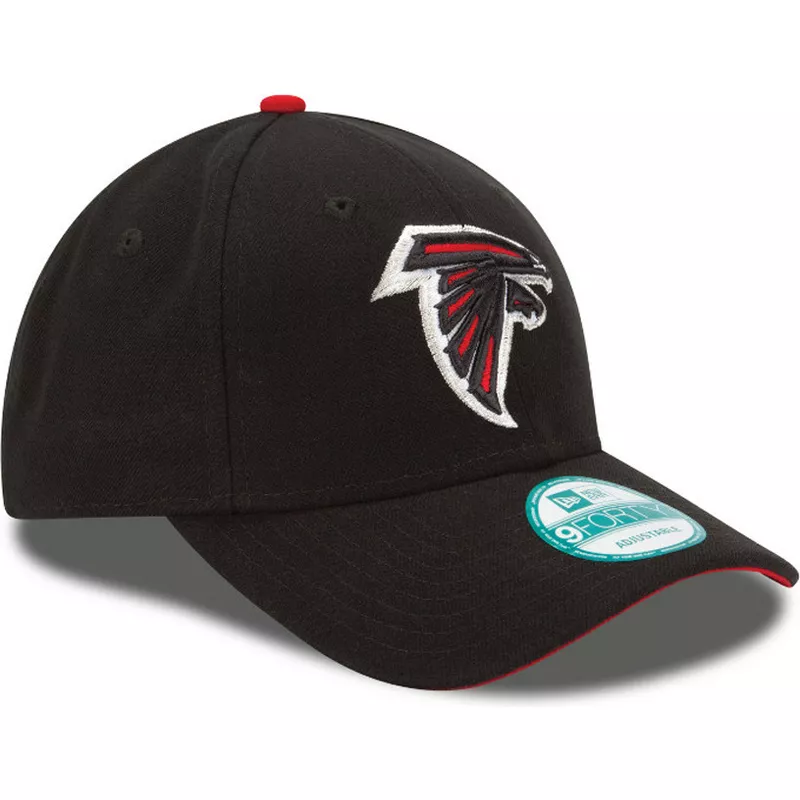 new-era-curved-brim-9forty-the-league-atlanta-falcons-nfl-black-adjustable-cap
