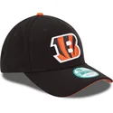 9forty-the-league-verstellbare-schwarze-kappe-der-cincinnati-bengals-nfl-von-new-era
