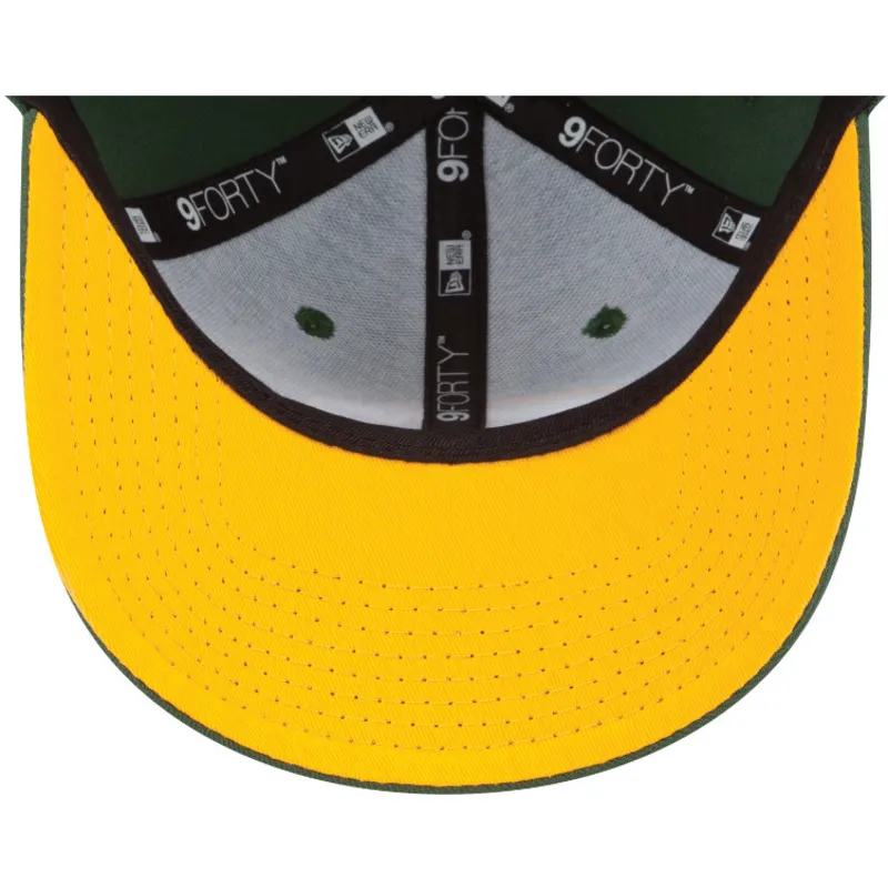 grune-verstellbare-curved-cap-9forty-the-league-der-green-bay-packers-nfl-von-new-era