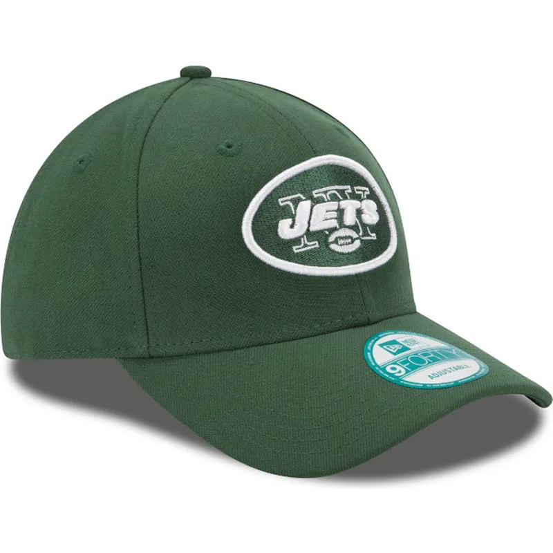 cepice-zaoblena-zelena-nastavitelny-9forty-the-league-new-york-jets-nfl-new-era