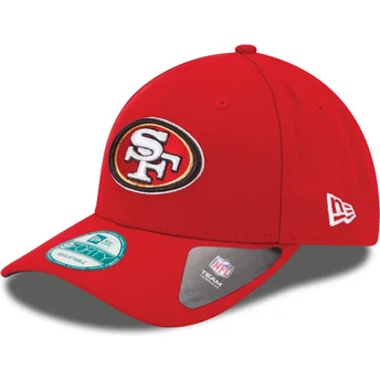 cepice-zaoblena-cervena-nastavitelny-9forty-the-league-san-francisco-49ers-nfl-new-era