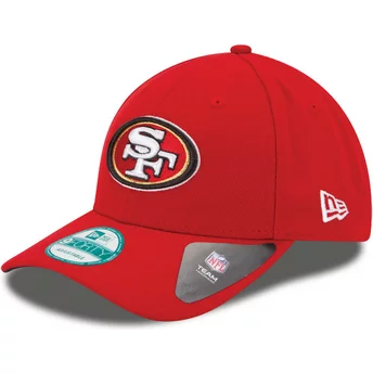 New Era Curved Brim 9FORTY The League San Francisco 49ers NFL Adjustable Cap rot