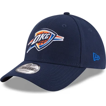 Čepice zaoblená námořnická modrá nastavitelný 9FORTY The League Oklahoma City Thunder NBA New Era