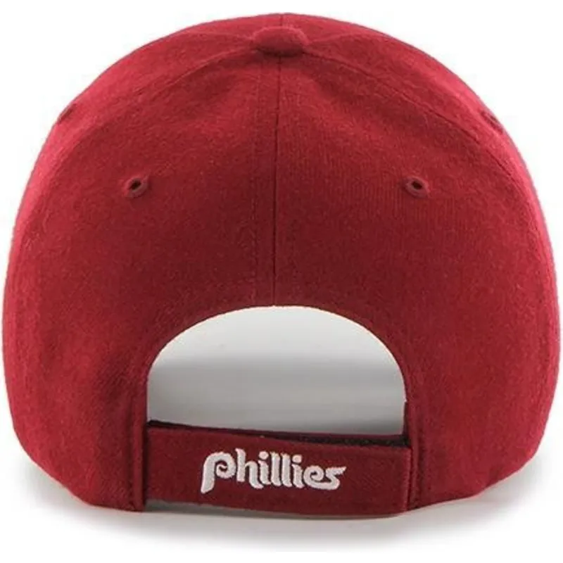 cepice-zaoblena-cervena-nastavitelny-clasico-philadelphia-phillies-mlb-47-brand