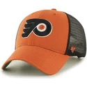 cepice-zaoblena-oranzova-snapback-philadelphia-flyers-nhl-47-brand